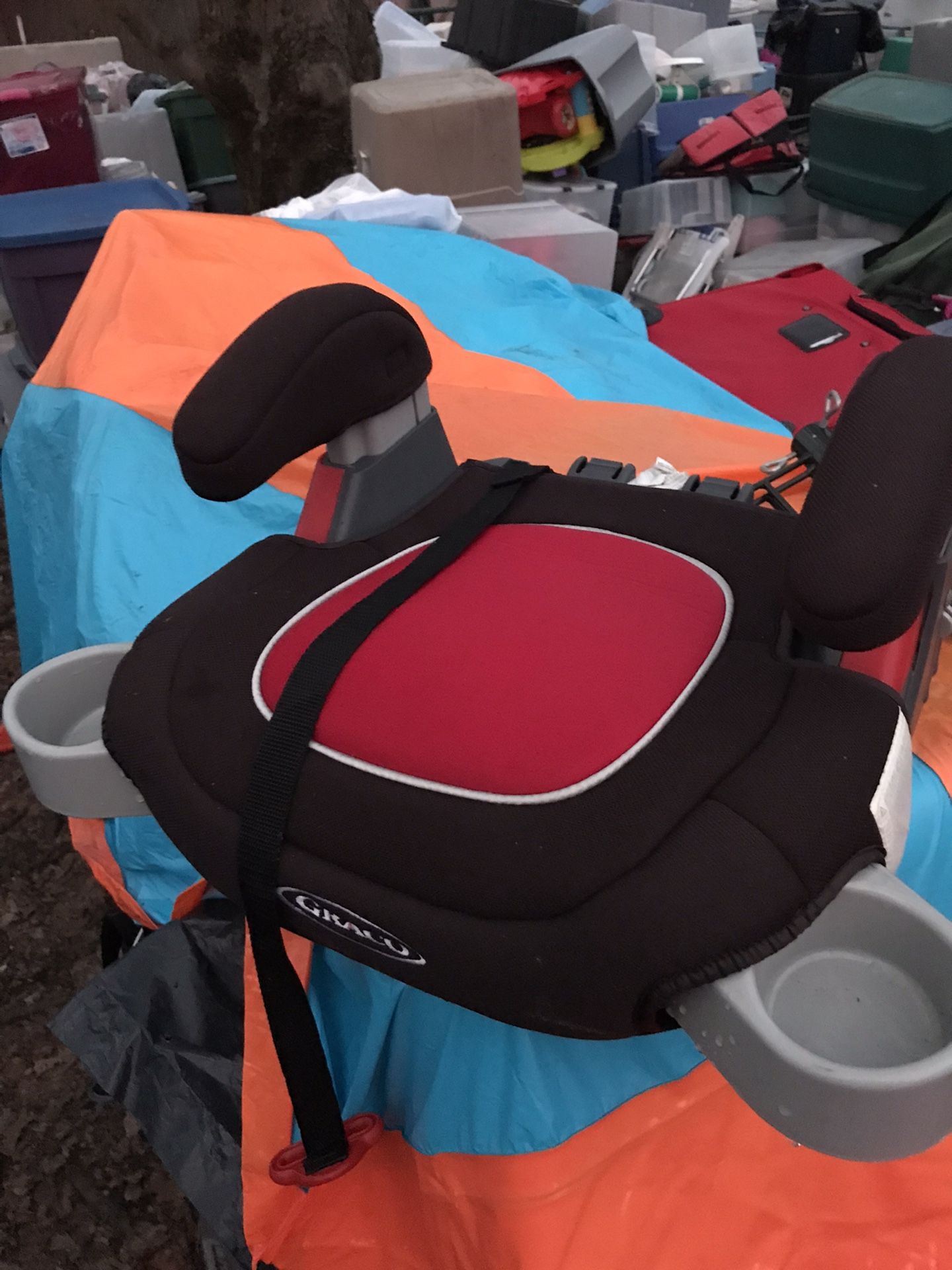 Like New Very Nice Kids Car Booster Seat Graco With Cupholders Only $25