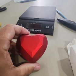 Led Heart Shaped Ring Box