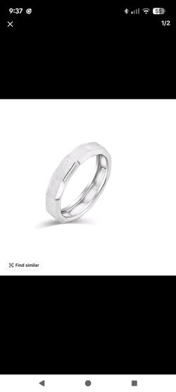 Silver ring size 10
