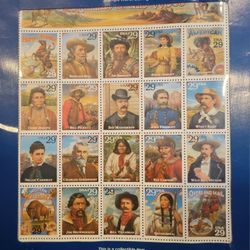 Legends Of The West Stamp Book Error
