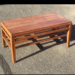 Coffee Table And Side Tables - Mid Century