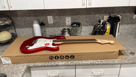 Electric Guitar with amplifier