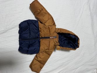 Kids Two-Tone Puffer Jacket with Hood