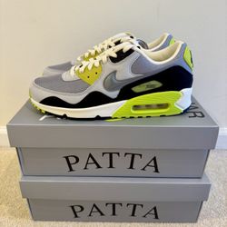 Patta x Nike Air Max 90 SP “Cyber” Size 8.5 And 9