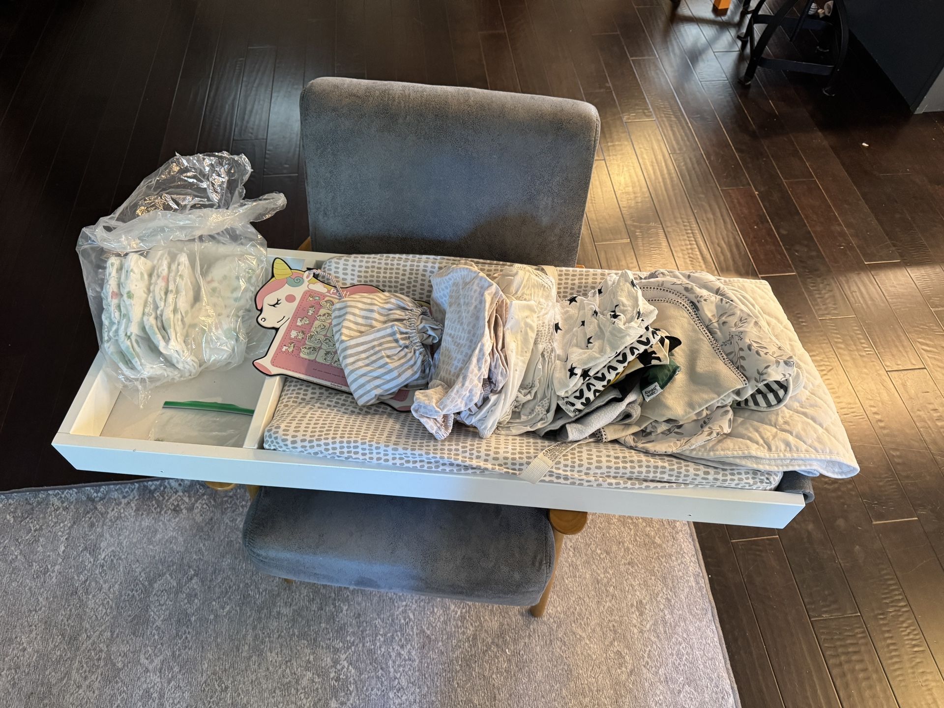 Changing Table Topper And Pad