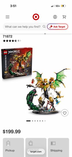 LEGO Ninjago Legends Ultra Dragon Battle 71872