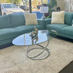 Stunning Blue Sofa&Loveseat On Sale Now Only $699🤑(Huge Savings)