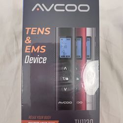 AVCOO TENS & EMS Muscle Stimulator – Brand New, Pain Relief & Massage Device 