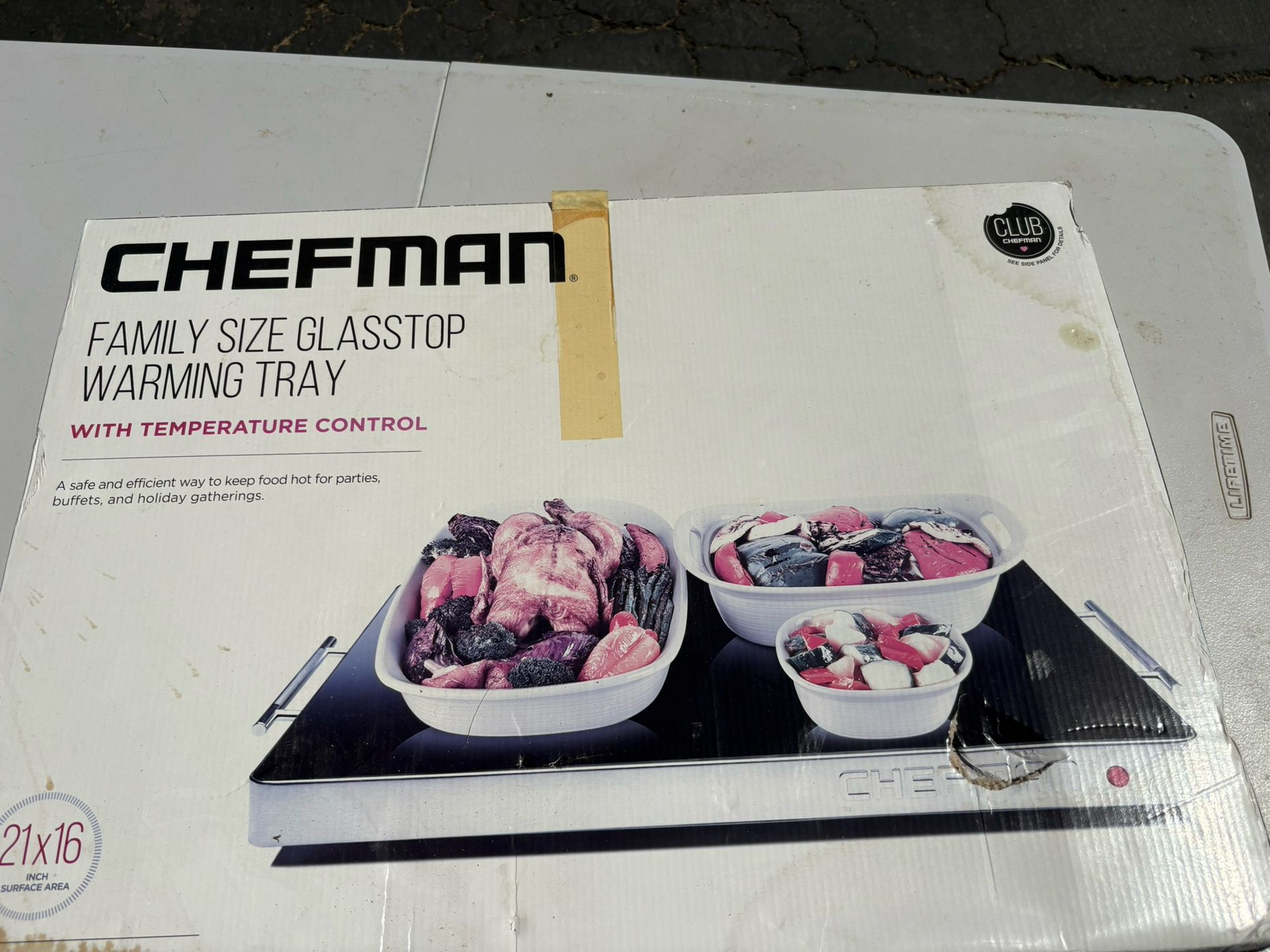 Glass Top Warming Tray (Downtown Vista)