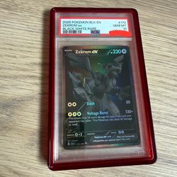Zekrom Ex Monochrome 1k PopPSA 10