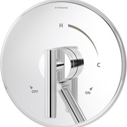 Symmons S-3500-CYL-B-TRM Dia Shower Valve Trim in Polished Chrome (Valve Not Included)