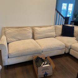 Large Beige Couch 