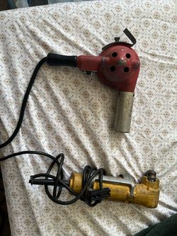 DeWalt 3/8 right angle drill DW 160 and heat gun