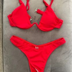 SHEIN Red Bikini Set