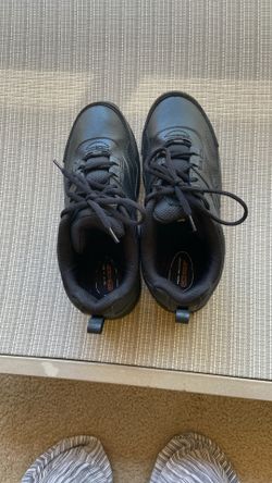 Black Work Shoes – Slip Resistant – Comfortable – Like New Size 7W