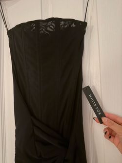 Black Strapless HOCO Dress Size S (NWT)