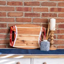 Mesa Well Wood and Resin Charcuterie Board