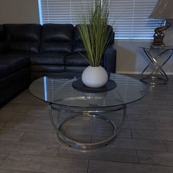 3 Glass Tables 