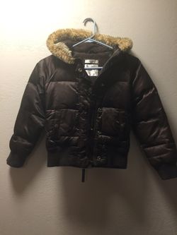 Girls Old Navy Down hooded jacket, sz 8/10