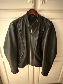 Black Leather Motorcycle Jacket