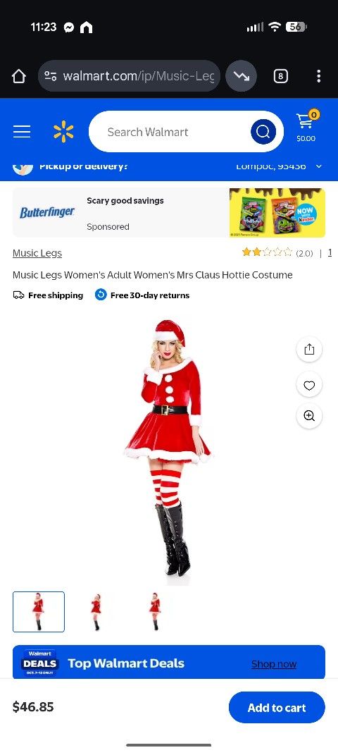 Santa's Helper Costume - S/M