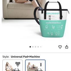 Cold Therapy Machine w/Timer, Compact and Portable Ice Machine for Knee After Surgery, Knee Replacement Recovery System, Cryotherapy Pain Relief w/Com