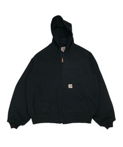 Carhartt J131 Jacket Mens Large L Black Thermal Lined Duck Canvas USA Vintage