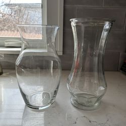 2 Flower Vases 