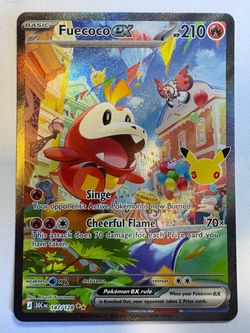 Fuecoco ex 147/128 SIR Pokémon 30th Celebration