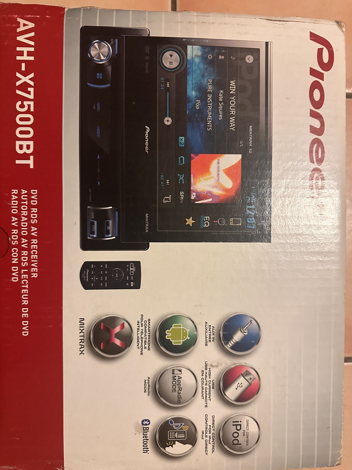 AVH-X7500BT (DVD ROS AV RECEIVER)