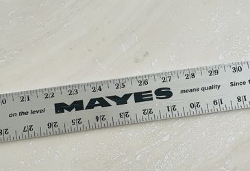 New Mayes 48” Metal Straight Edge Ruler Heavy Duty Construction Tool