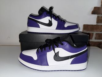 Air Jordan 1 Low Court Purple Size 11