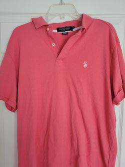 U.S. Polo Assn Mens Short Sleeve Luxury Feel Red Polo Shirt Size XL Adult