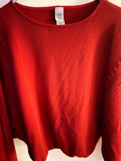 Red sweater