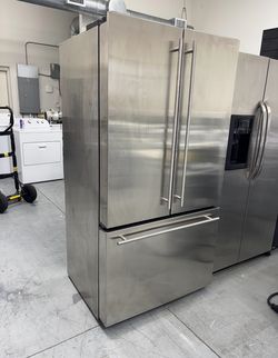3-door Stainless Steel Refrigerator 