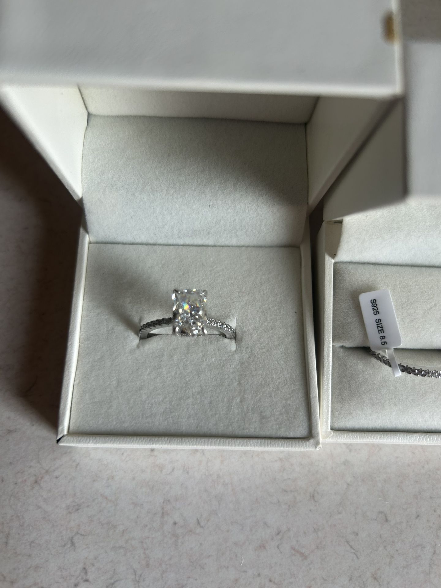 Engagement And Wedding Ring Set