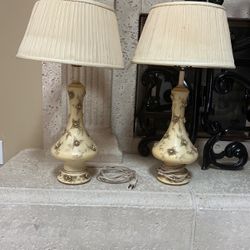Antique White Lamps