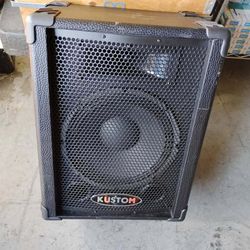 Kustom PA KPC10 10" PA Speaker Cabinet with Horn 8 OHMS 75 WATTS RMS - 150 WATTS PEAK