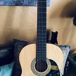 1960's Medina SCG 851 4/4 Classical Guitar With New Bag