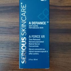 Serious Skin Care A Defiance Force XR RETINOL Serum CONCENTRATE 2 Oz Anti Aging