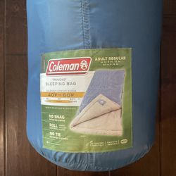 Coleman Trinidad 40 to 60 Degree Warm Weather Sleeping Bag With Sleeve $20