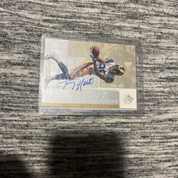 Tory Holt On Card Auto Sign Of The Times 