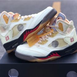 Jordan 5 Retro Off-White Sail