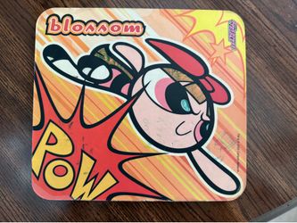 Vintage 2000 Powerpuff Girls “Blossom” Mouse Pad – Cartoon Network Y2K Nostalgia 💥