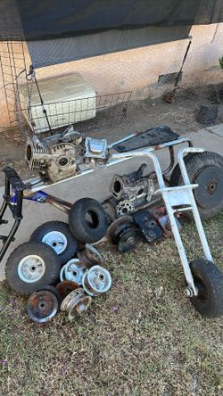 Mini bike frame and parts