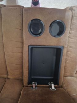 Reclining love seat couch