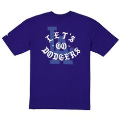 Men's Los Angeles Dodgers New Era Born x Raised Royal Let's Go Dodgers T-Shirt 