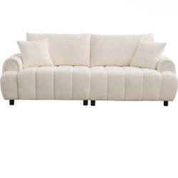 88 "Modern Boucle Sofa Couch 