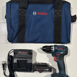 NEW Bosch GSR18V-400 18V Brushless 1/2” Drill/Driver w/ Battery,Charger & Bag - $95