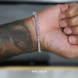 💎 VVS 4mm Moissanite Bracelet– Only 250$